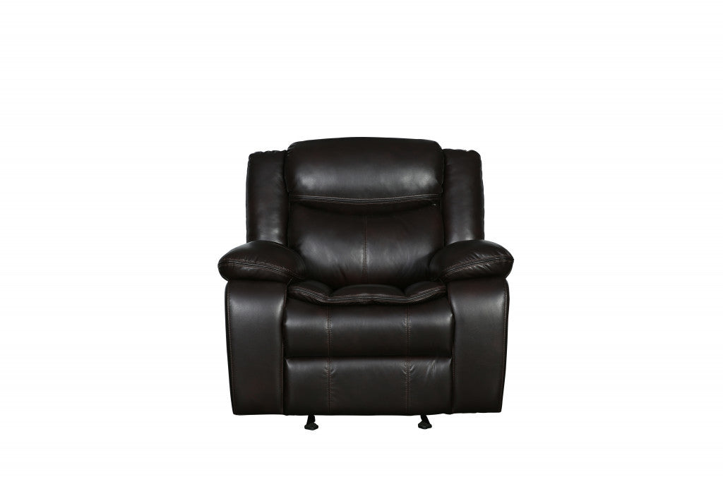 42" Brown  Reclining Chair