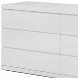 63 X 20 X 30 White Double Dresser