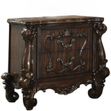 31" Brown Two Drawers Nightstand