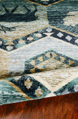 8' X 10' Seafoam Lodge Area Rug