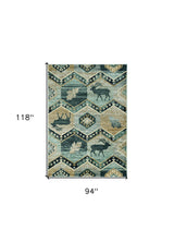 8' X 10' Seafoam Lodge Area Rug