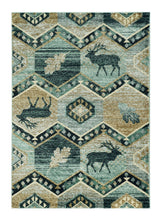 8' X 10' Seafoam Lodge Area Rug