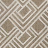 8' X 11' Beige Geometric Indoor Outdoor Area Rug