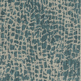 3' X 5' Teal Blue Abstract Indoor Outdoor Area Rug