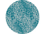 3' X 5' Teal Blue Abstract Indoor Outdoor Area Rug