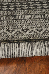 3' X 4' Charcoal Southwestern Indoor Outdoor Area Rug