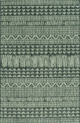 3' X 4' Charcoal Southwestern Indoor Outdoor Area Rug