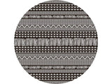 3' X 4' Charcoal Southwestern Indoor Outdoor Area Rug