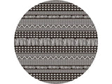 3' X 4' Charcoal Southwestern Indoor Outdoor Area Rug