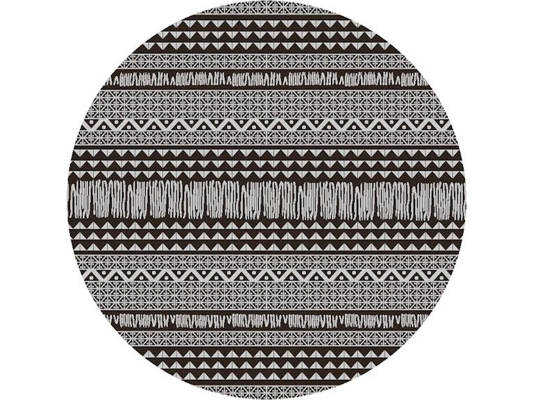 3' X 4' Charcoal Southwestern Indoor Outdoor Area Rug