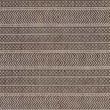 3' X 4' Brown Geometric Indoor Outdoor Area Rug