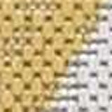 5' X 8' Gold and Ivory Abstract Indoor Outdoor Area Rug