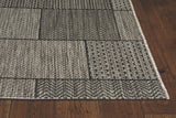 3' X 5' Gray Abstract Indoor Outdoor Area Rug