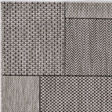 3' X 5' Gray Abstract Indoor Outdoor Area Rug