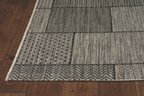 3' X 5' Gray Abstract Indoor Outdoor Area Rug