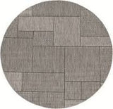 3' X 5' Gray Abstract Indoor Outdoor Area Rug