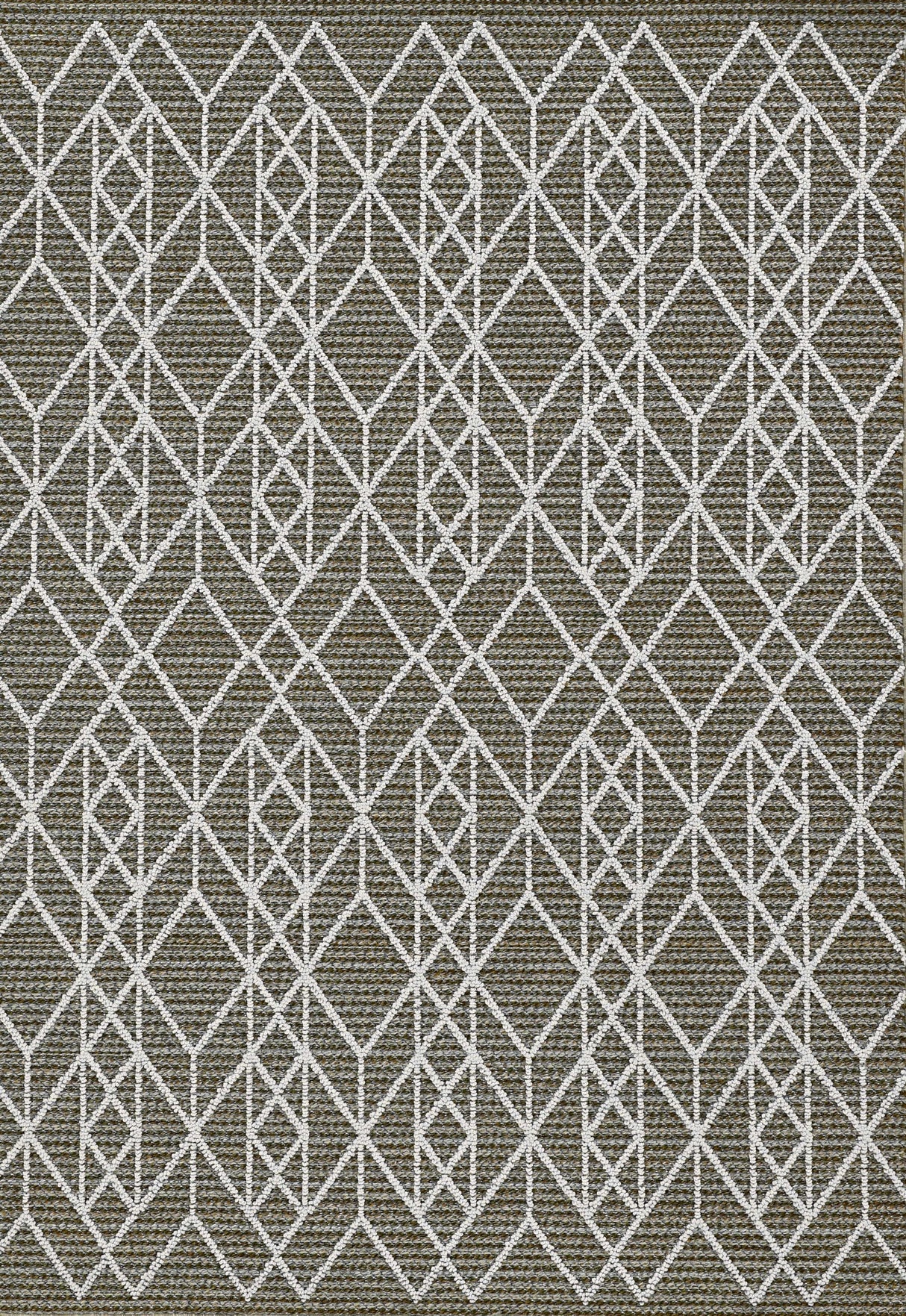 8' X 10' Gray Geometric Indoor Outdoor Area Rug