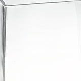 10" Clear Crystal Glass Rectangular Table Vase