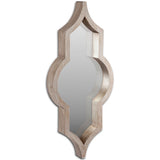 34" Natural Novelty Framed Accent Mirror