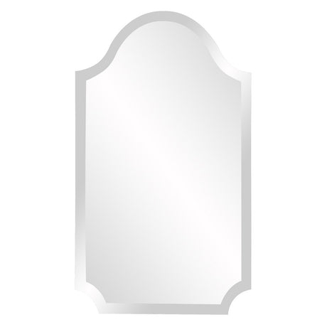 27" Clear Abstract Unframed Accent Mirror