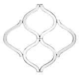 Interlocking Mirrored Curved Shapes With Beveled Edge