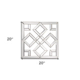 Interlocking Mirrored Squares With Lattice Design