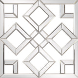 Interlocking Mirrored Squares With Lattice Design