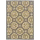 Gray Moroccan Indoor Outdoor Area Rug