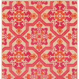 8' X 11' Pink and Orange Moroccan Indoor Outdoor Area Rug