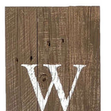 5' Rustic Espresso Brown And White Front Porch Welcome Sign