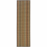 2' X 4' Green Indoor Outdoor Area Rug