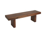 Modern Chunky Solid Wood Bench