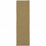 2' X 4' Tan Indoor Outdoor Area Rug