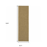 2' X 4' Tan Indoor Outdoor Area Rug