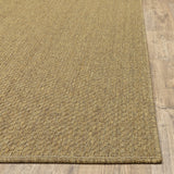 2' X 4' Tan Indoor Outdoor Area Rug