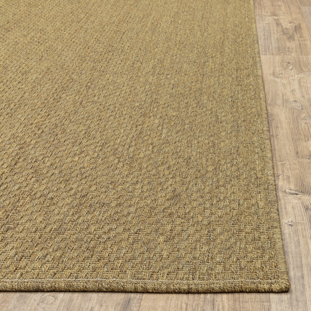 2' X 4' Tan Indoor Outdoor Area Rug