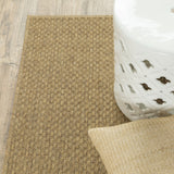 2' X 4' Tan Indoor Outdoor Area Rug