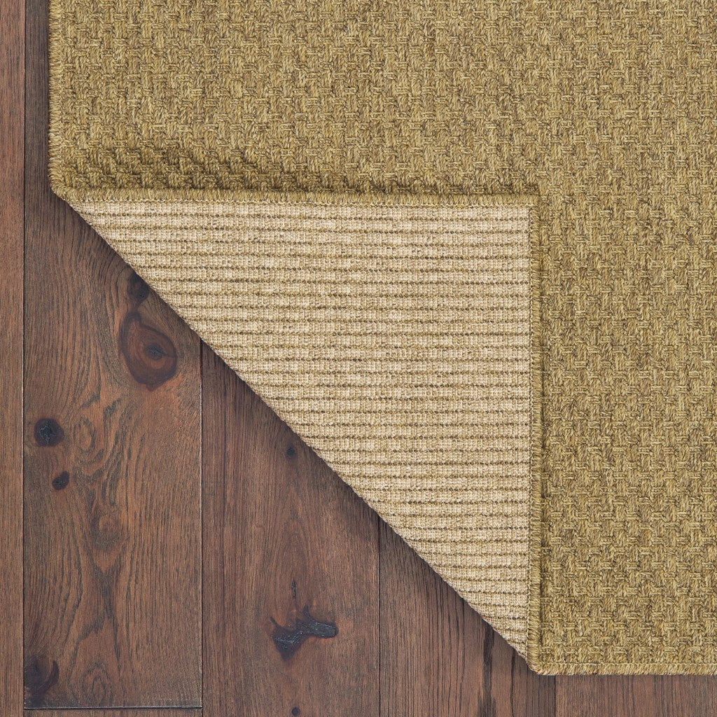 2' X 4' Tan Indoor Outdoor Area Rug