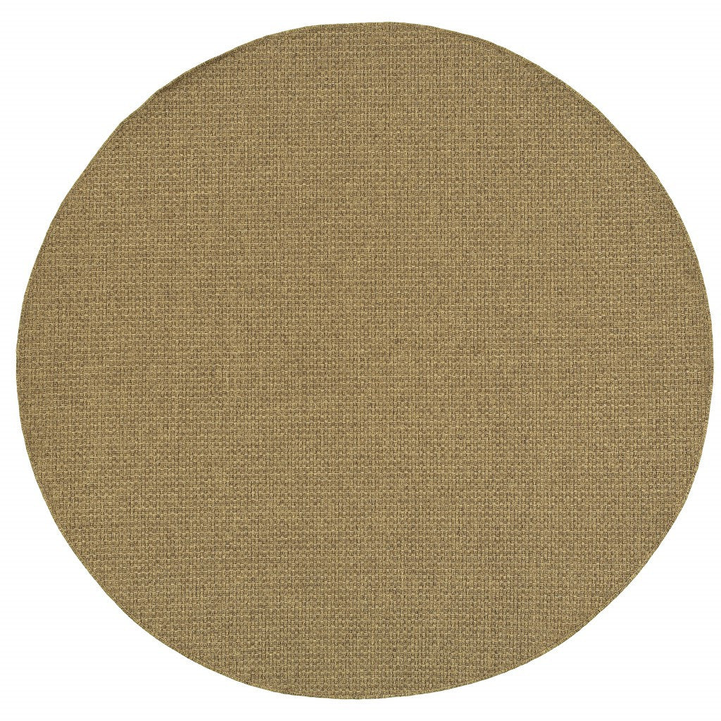 2' X 4' Tan Indoor Outdoor Area Rug