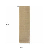 4' X 6' Beige Indoor Outdoor Area Rug