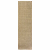 4' X 6' Beige Indoor Outdoor Area Rug