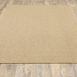 4' X 6' Beige Indoor Outdoor Area Rug