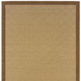 6' X 9' Beige Indoor Outdoor Area Rug