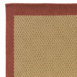 2' X 8' Beige Indoor Outdoor Area Rug