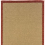 5' X 8' Beige Indoor Outdoor Area Rug