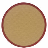 5' X 8' Beige Indoor Outdoor Area Rug