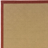 5' X 8' Beige Indoor Outdoor Area Rug