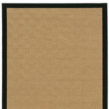 Beige and Black Indoor Outdoor Area Rug