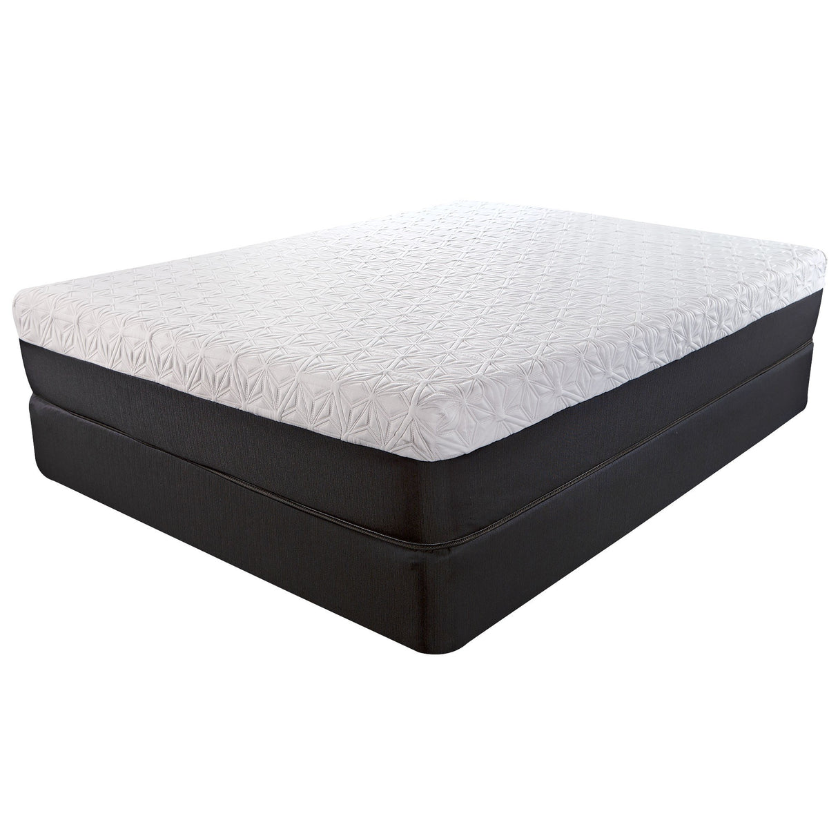 11.5" Lux Copper Infused Gel Memory Foam And High Density Foam Mattress Queen