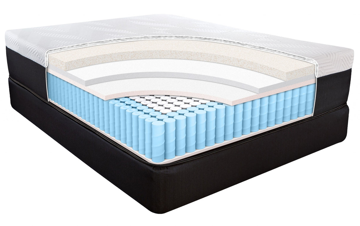 14" Hybrid Lux Memory Foam And Wrapped Coil Mattress Full